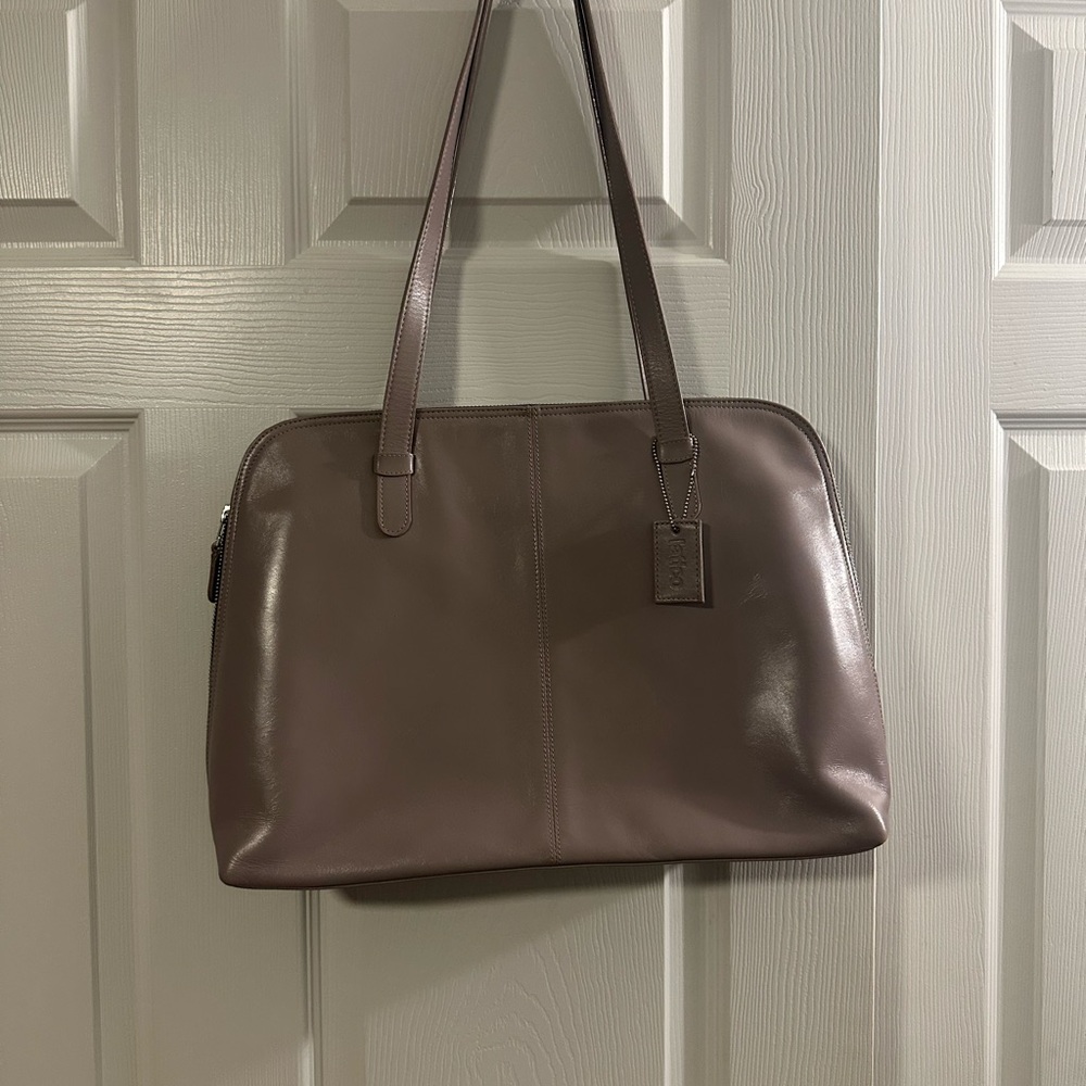 Latico Light Pink Leather Shoulder Bag/Laptop Bag Women’s